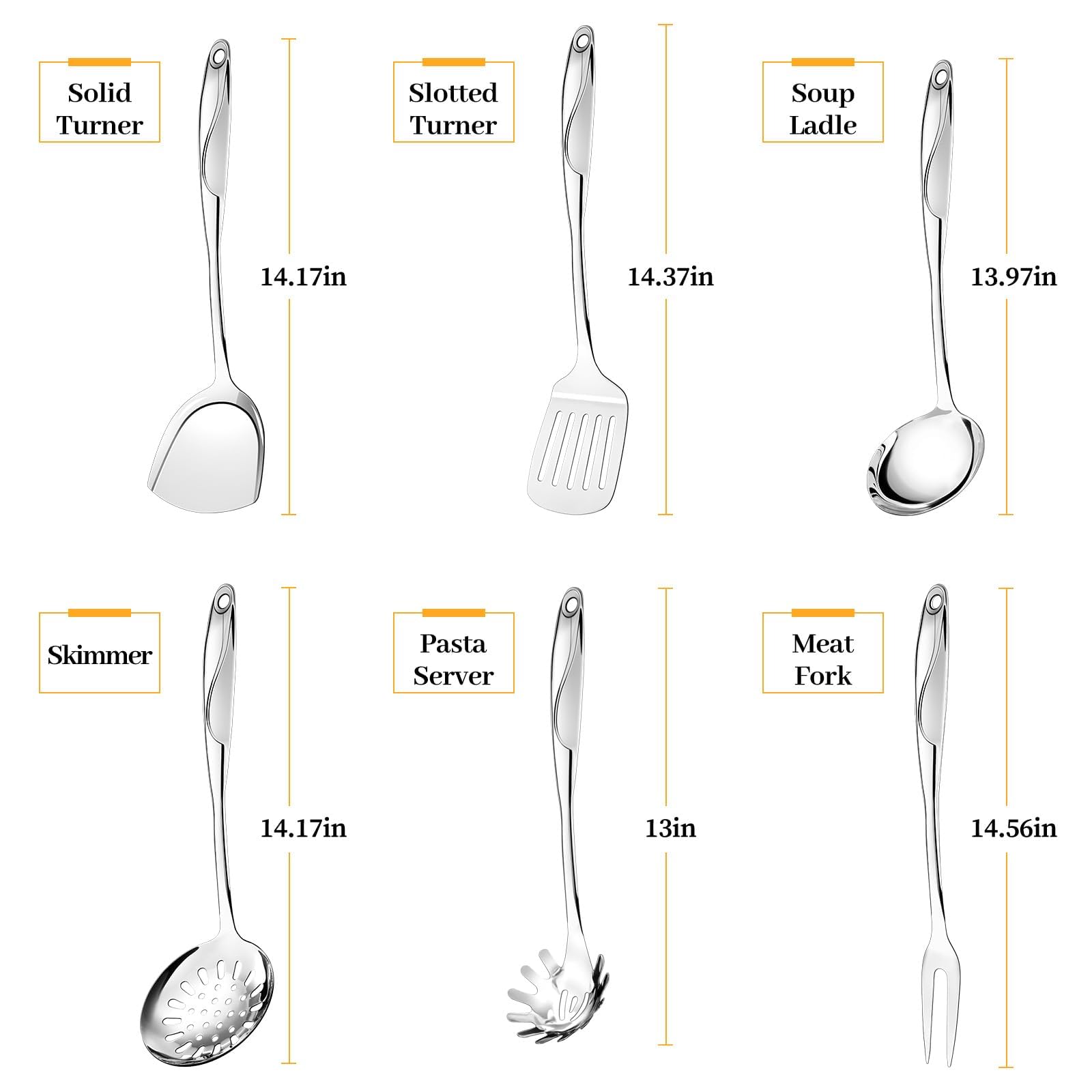 Hunnycook slotted spoon in stainless steel for draining pasta and vegetables.