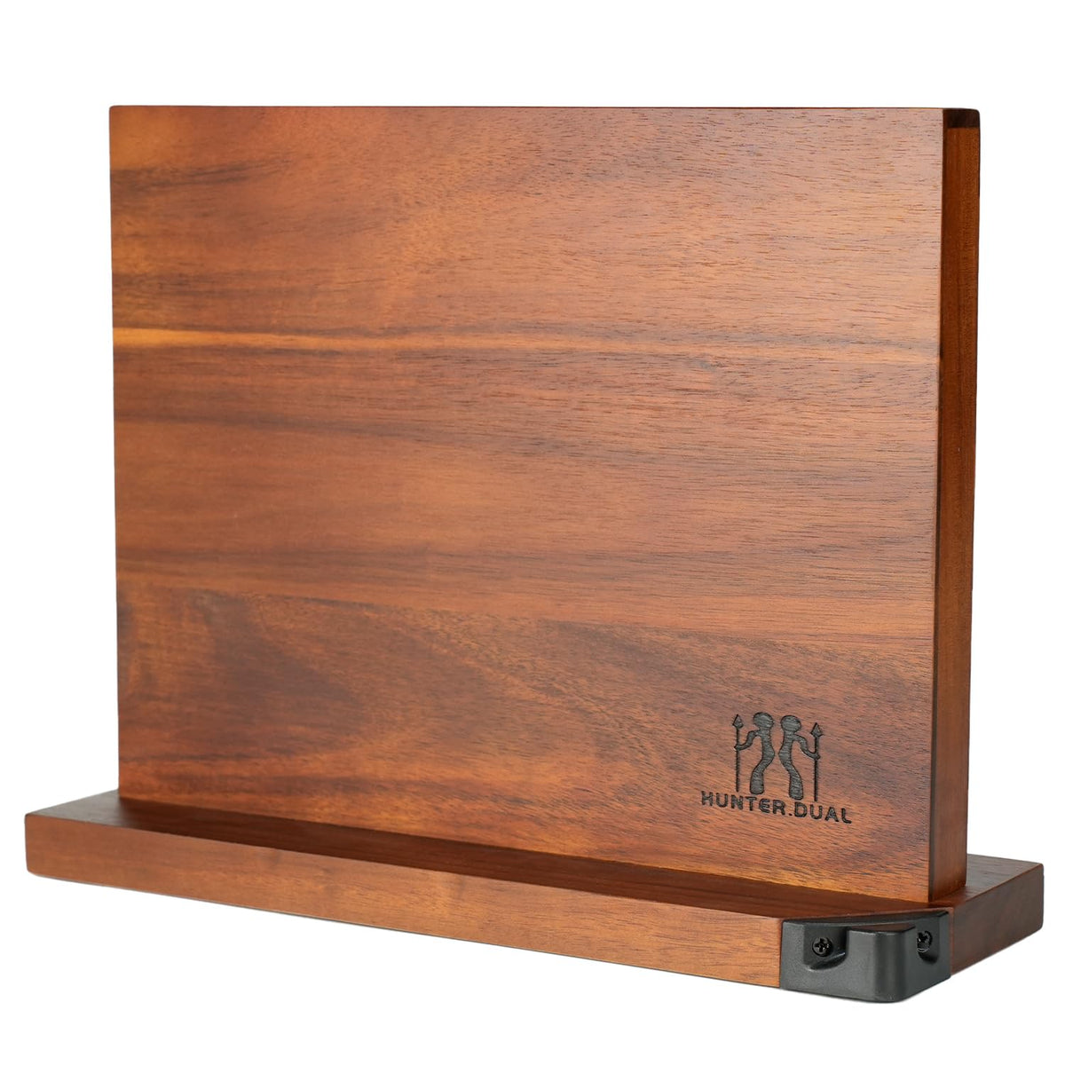 Hunter Dual magnetic knife holder sleek display keeps knives within easy reach during prep