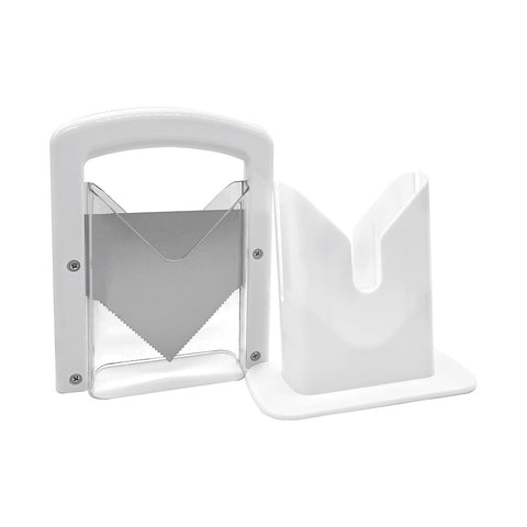 HUOZHI CZBCQ Bagel Slicer dishwasher-safe top-rack convenient.