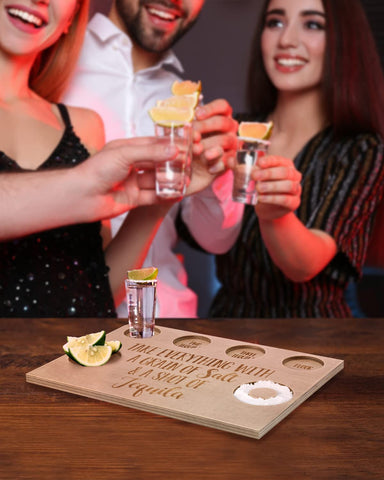 Huray Rayho wooden tray showcases rustic finish ideal for indoor bars and kitchens.