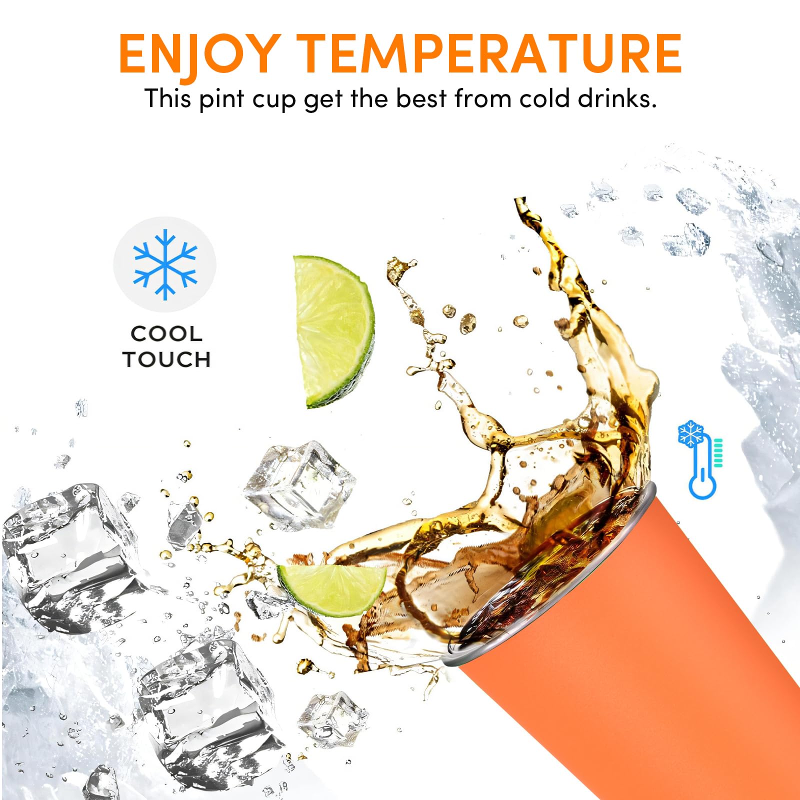 HurOutd versatile cups handle hot cocoa, beer, smoothies safely