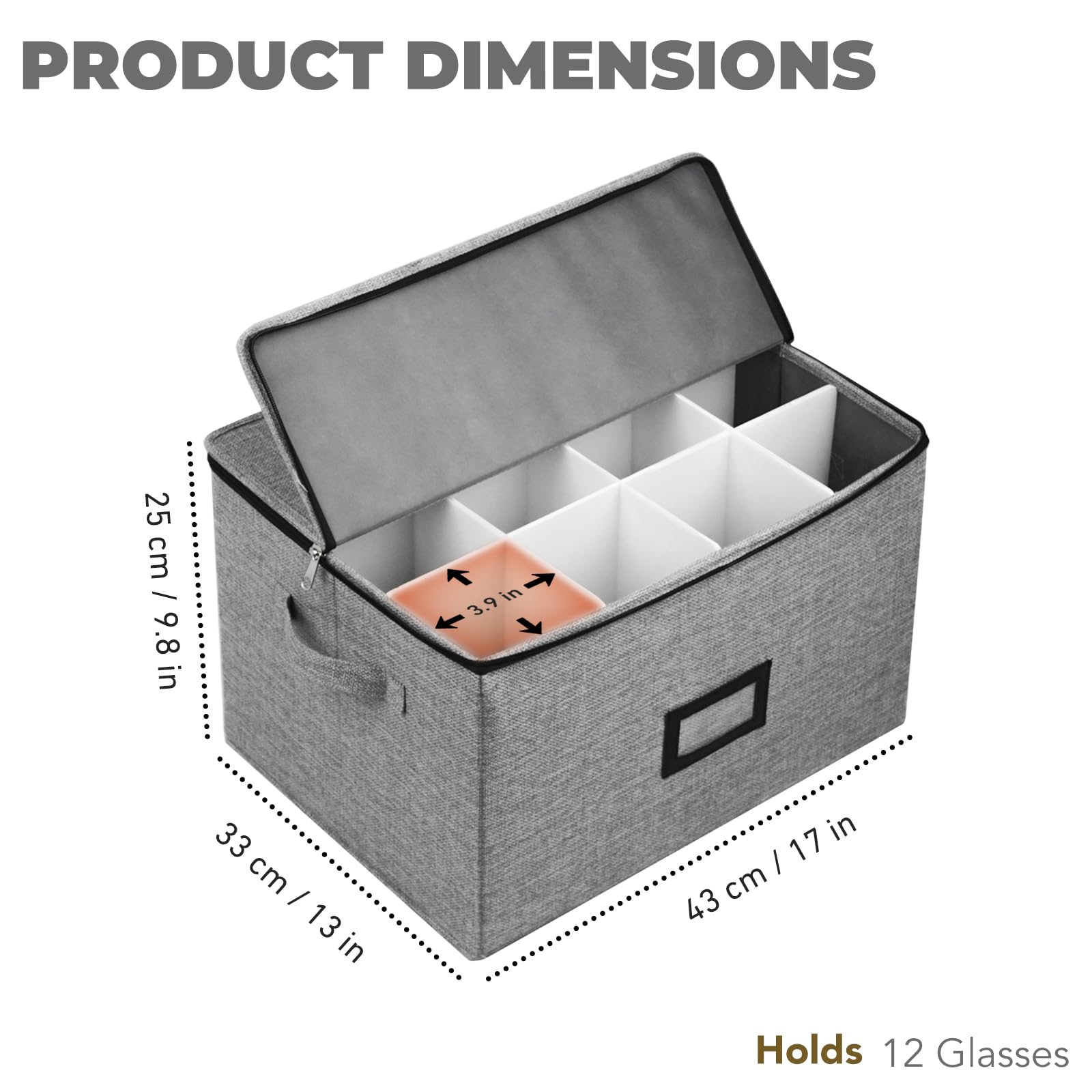 HURZMORO dividers protect delicate stems during storage and stacking.