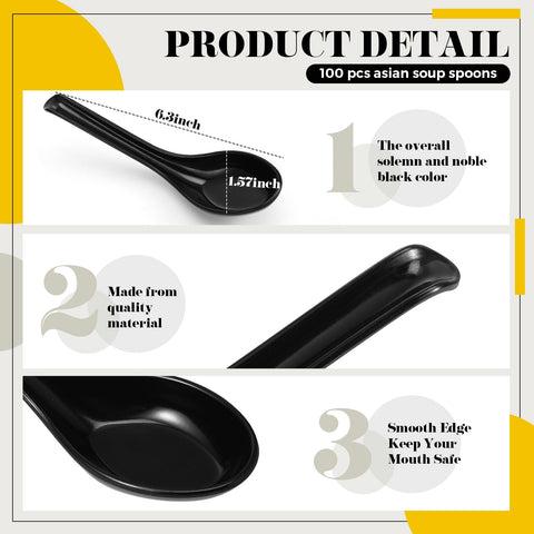 Hushee 6.3-inch ramen spoon for generous noodle bites.