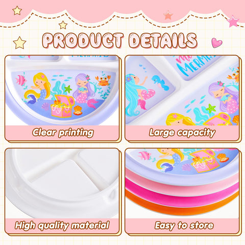 Hushee cat-theme dinner plate keeps textures distinct for kids
