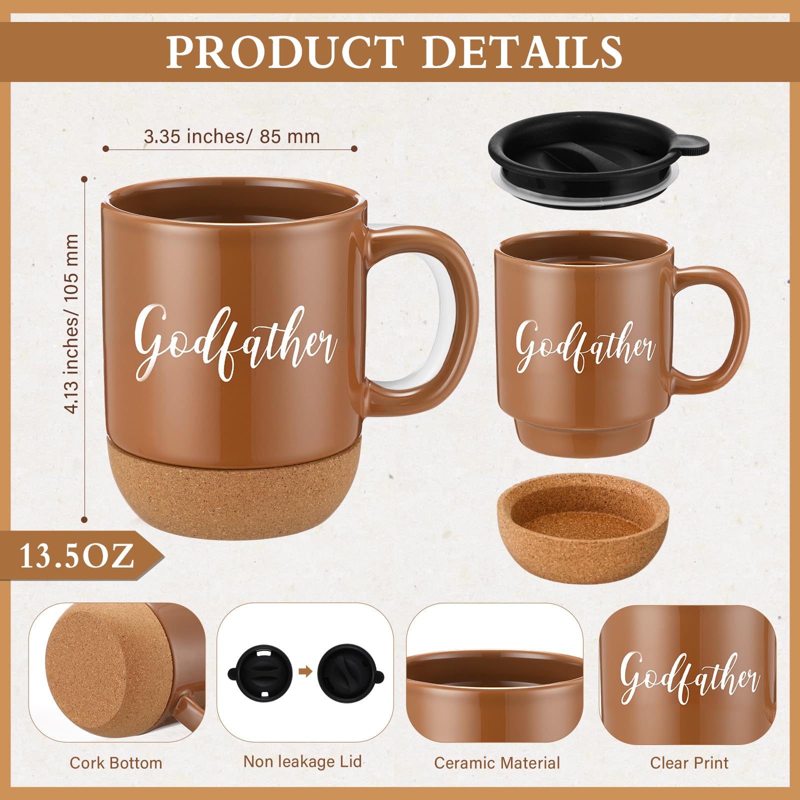 Hushee Godfather cup full view highlighting sturdy design for everyday use.