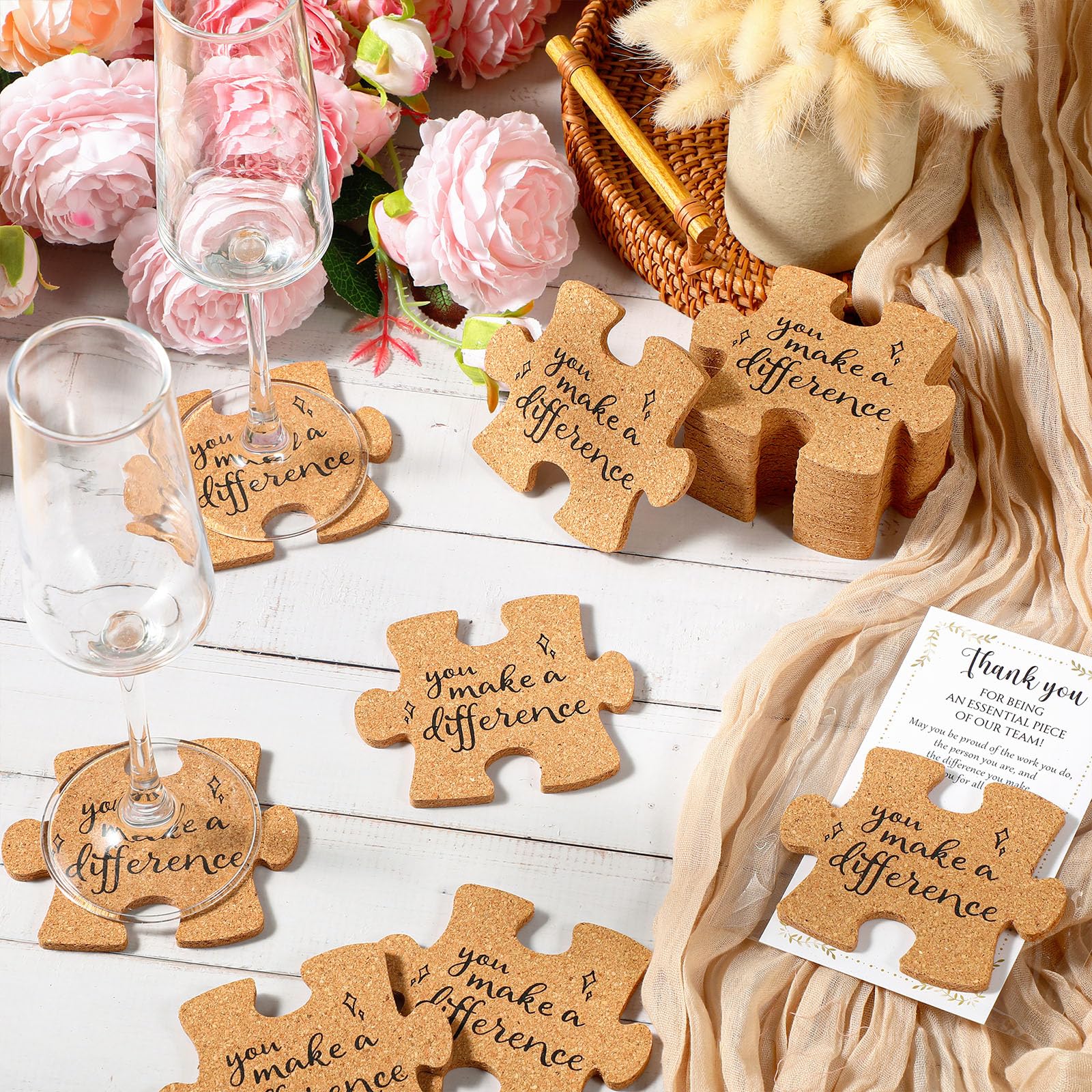 Hushee self-adhesive bags keep coasters and cards organized