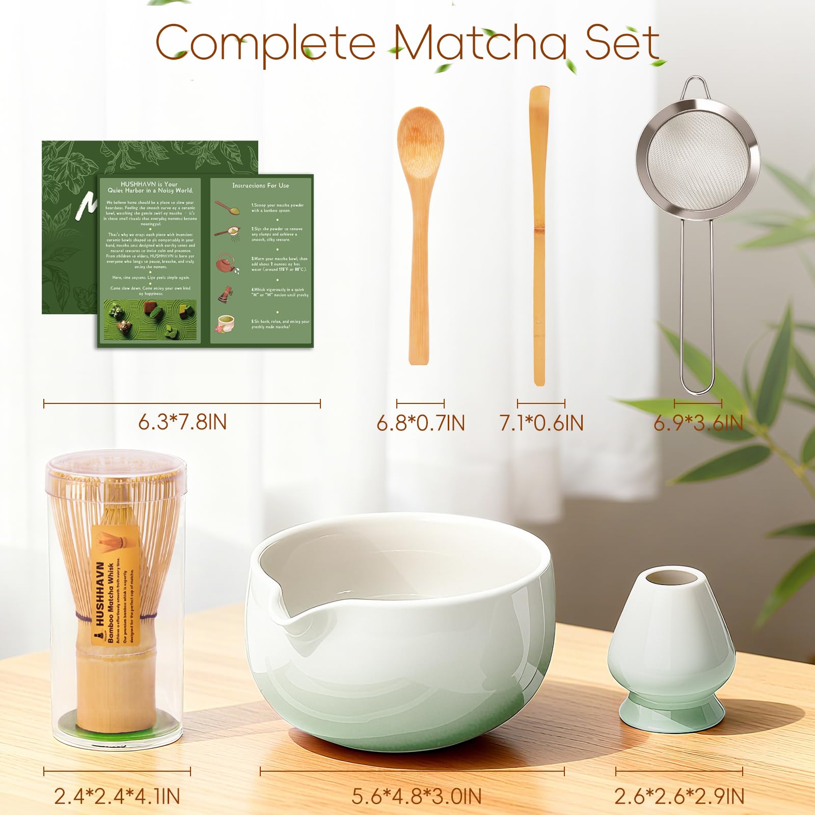 HUSHHAVN bamboo whisk-chasen delivering even whisking and silky texture