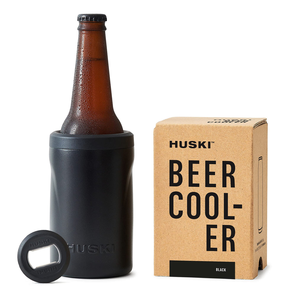 Huski Beer Cooler 2.0 side view shows rugged triple-insulated shell for long-lasting cooling