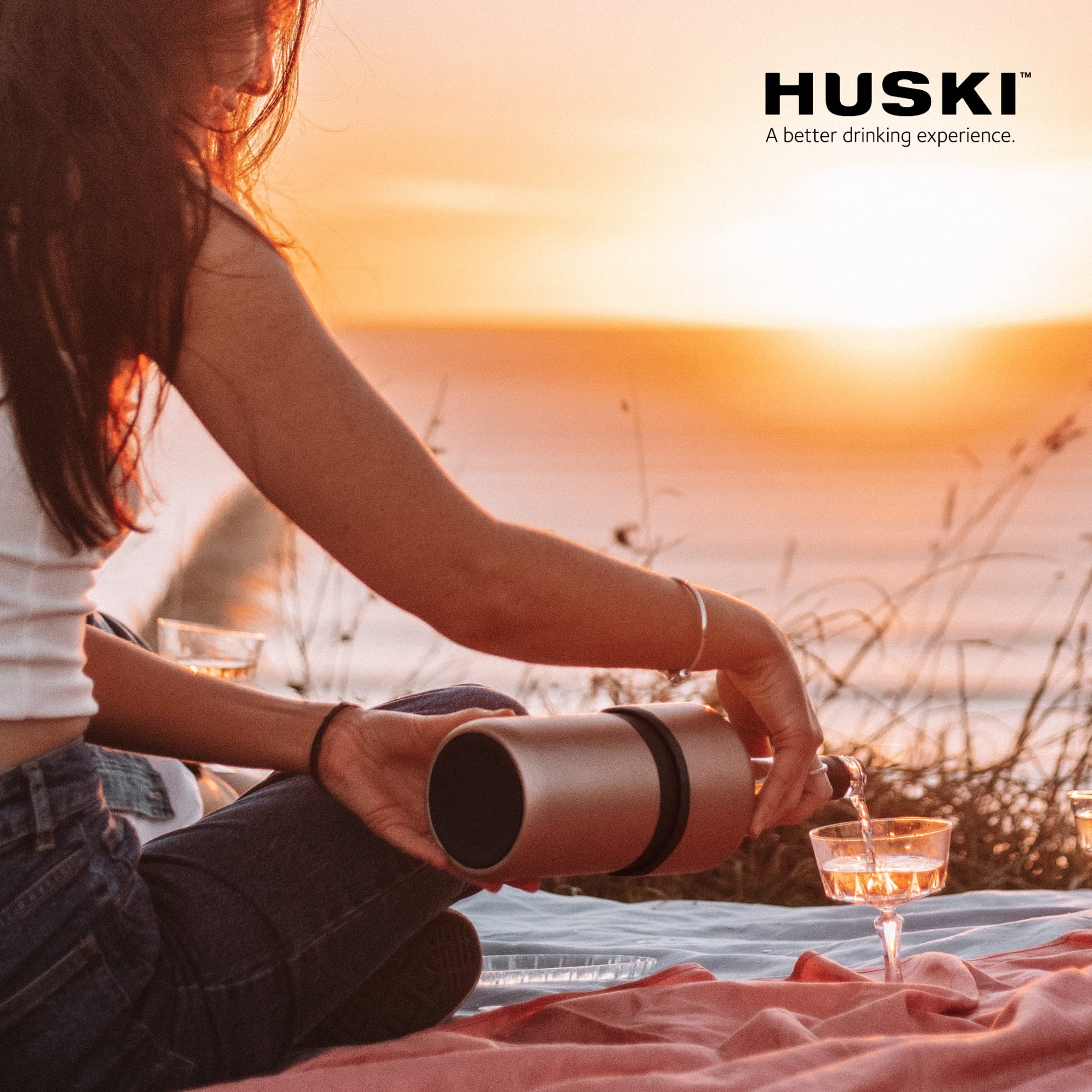 Huski Wine Chiller fits most wine and champagne bottles
