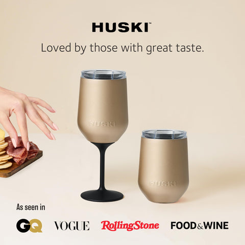 Huski Wine Tumbler 2.0 12oz capacity ideal for home or boat use