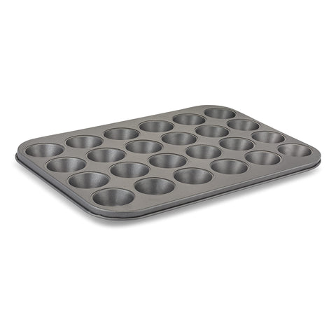 husMait mini muffin pan 24-cup for batch mini cupcakes and muffins.