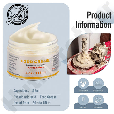 Huthbrother spatula included for clean grease application.