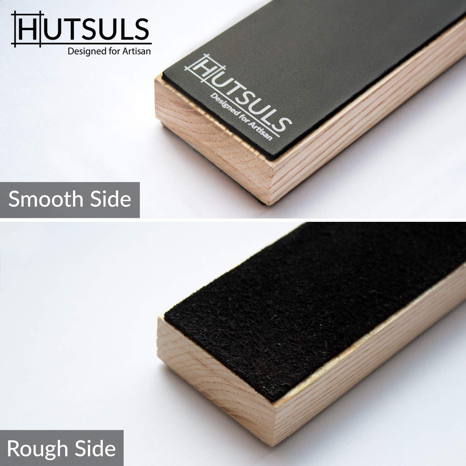 Hutsuls buffalo leather strop highlighting durable, long-lasting material for blades