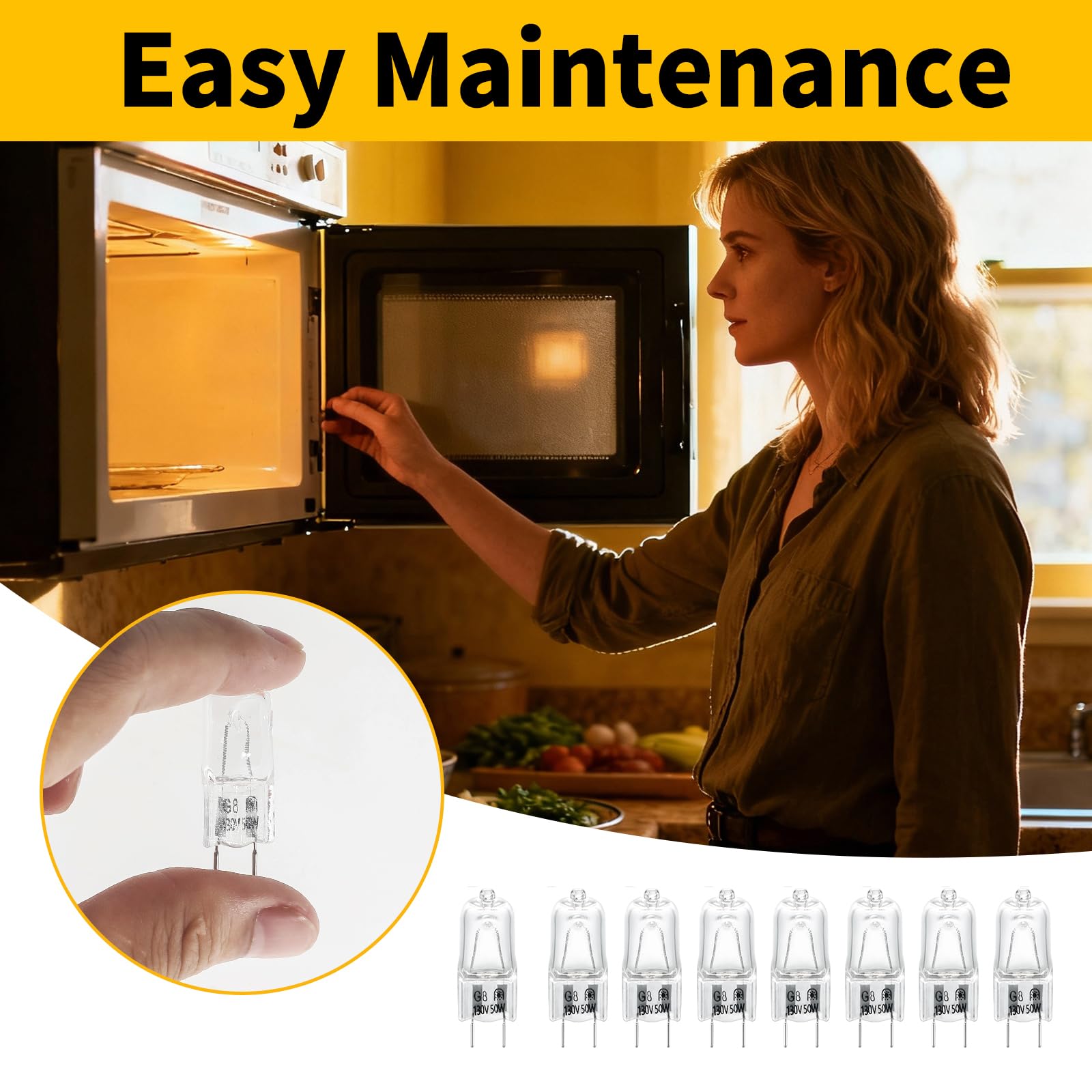HUTUDAN heat-resistant tungsten filament ensures durable operation.