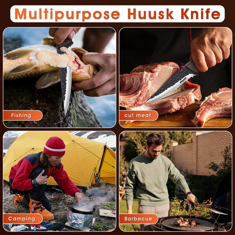Huusk boning knife packaging gift box makes a premium gift option.