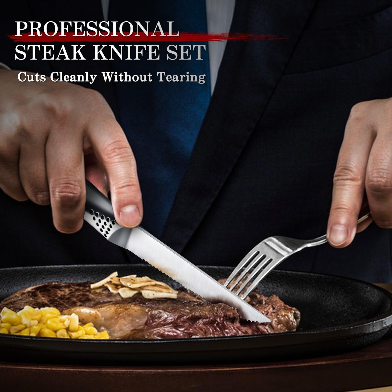 Huusk blades stay sharp, supporting reliable performance for everyday meals.