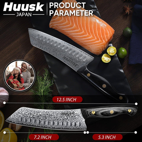 Huusk 7inch knife gift packaging suitable for premium gifting.