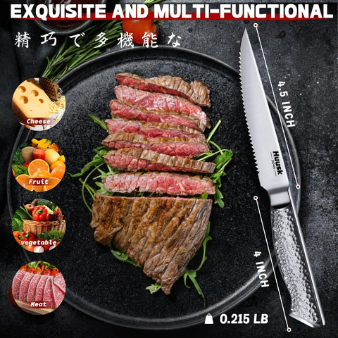 Huusk dishwasher-safe knives for quick cleanup