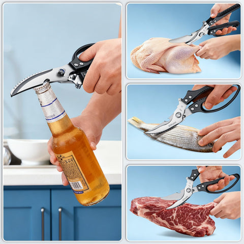 Huusk ergonomic handles reduce fatigue during long kitchen prep.