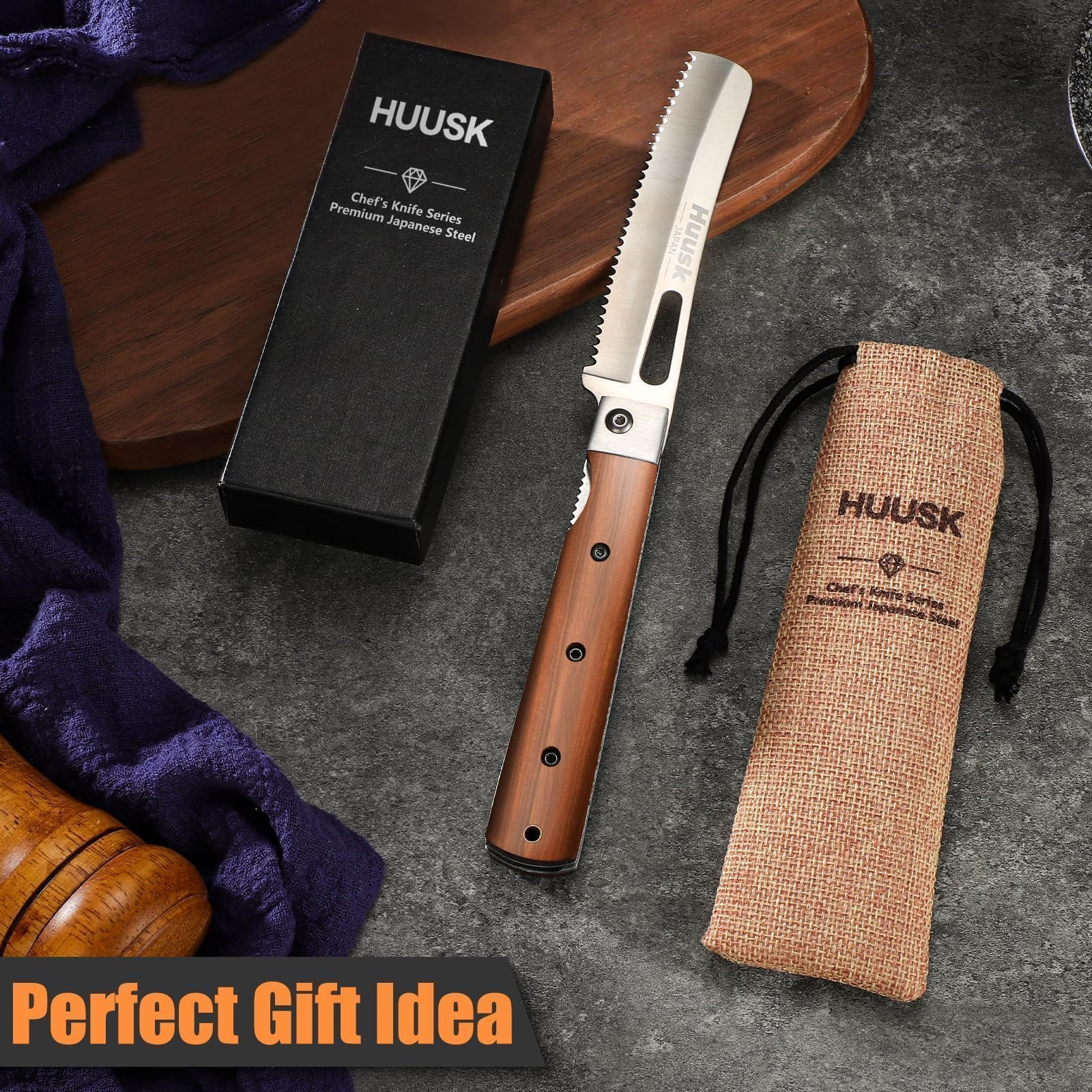 Huusk gift packaging highlighting premium presentation for gifting.