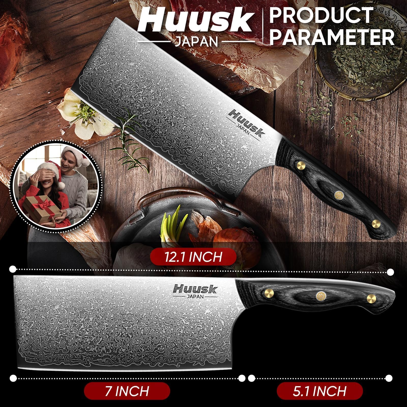 Huusk gift-ready packaging enhances gifting for home cooks.