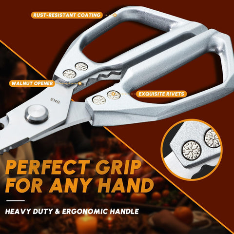 Ergonomic Huusk handles reduce hand fatigue during extended cutting sessions.