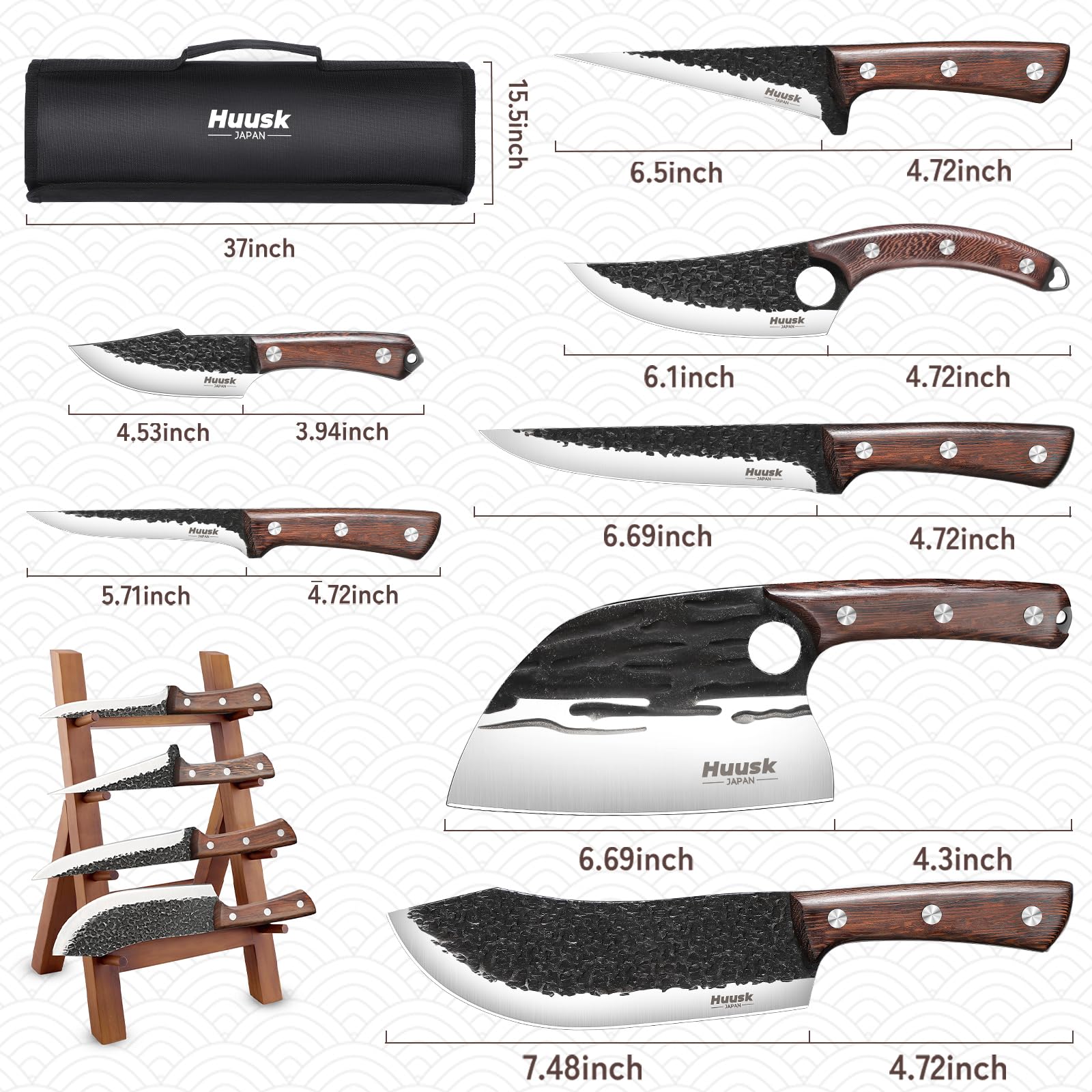 Huusk professional gloves for safer handling during prep.