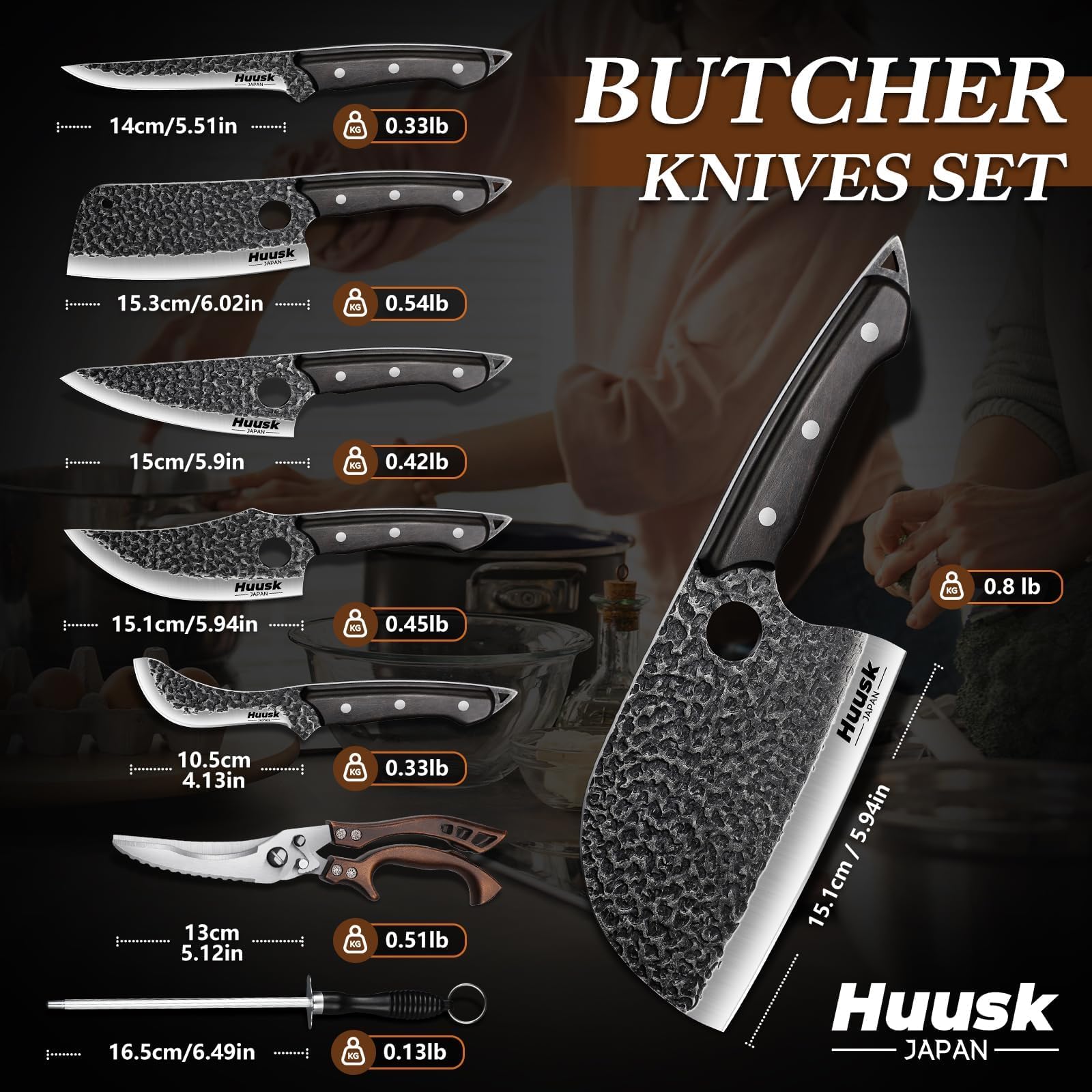 Huusk skinning knife: nimble trimming for clean skinning