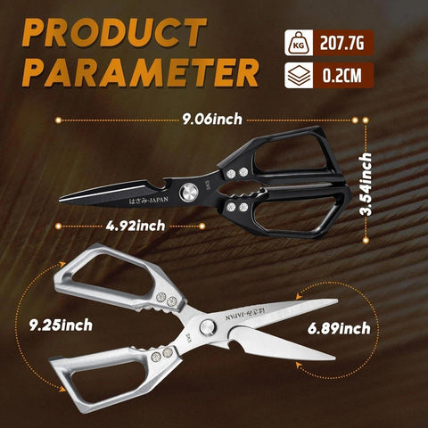 Huusk stainless steel blades resist rust for lasting performance.