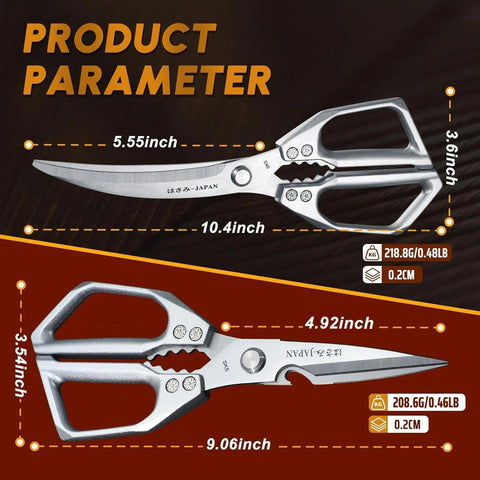 Huusk stainless steel dishwasher-safe blades simplify cleaning after cooking