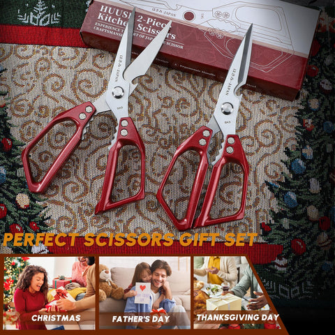 Huusk versatile kitchen shears ideal for bones and vegetables.