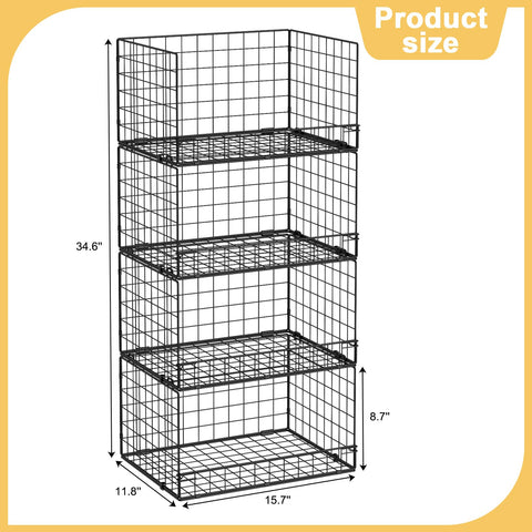Huxitocan durable black powder-coated bins withstand daily use in kitchens.