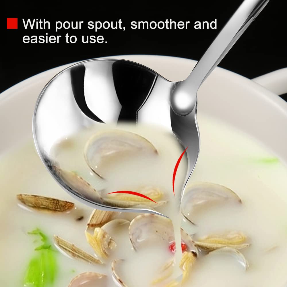 Hvanam ladle dishwasher-safe feature shown in close-up