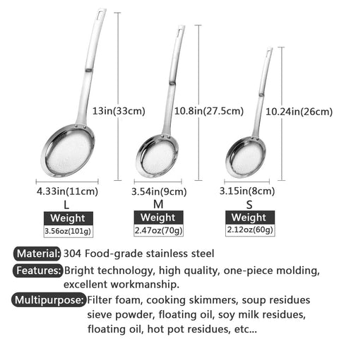 Hvanam multipurpose filter spoon designed for precise kitchen work