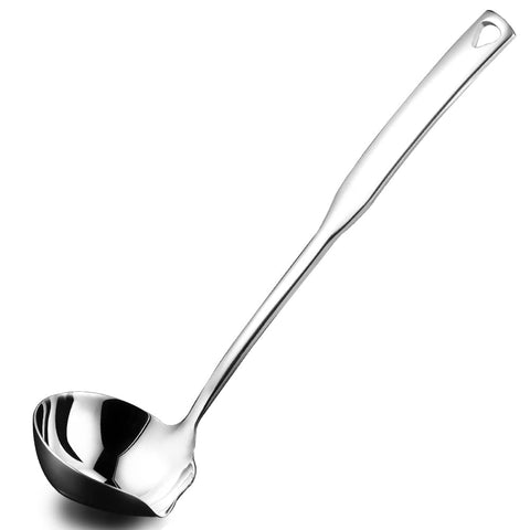 Hvanam soup ladle with pour spout for smooth pours
