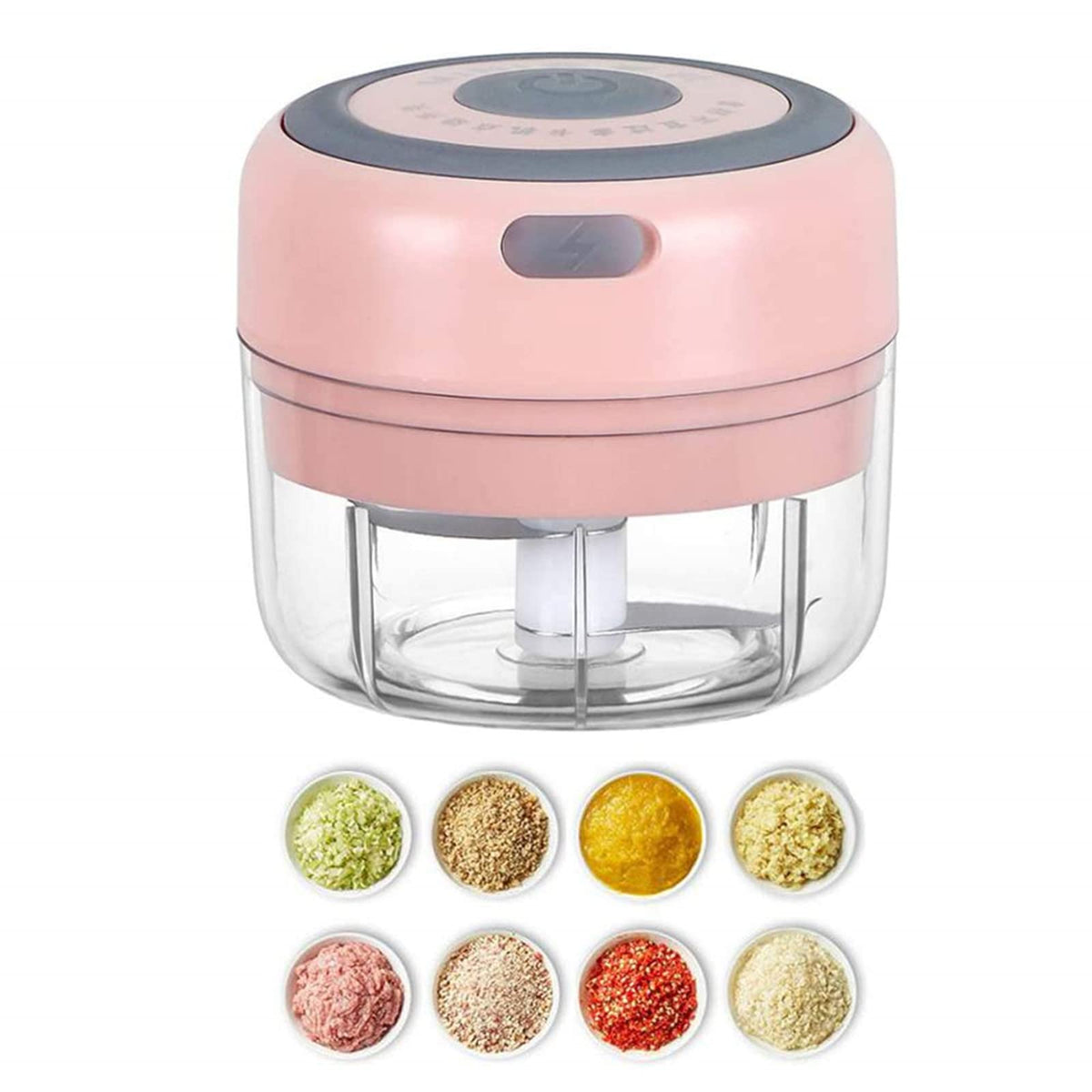 Hviww electric mini garlic mincer with USB charging for quick chopping