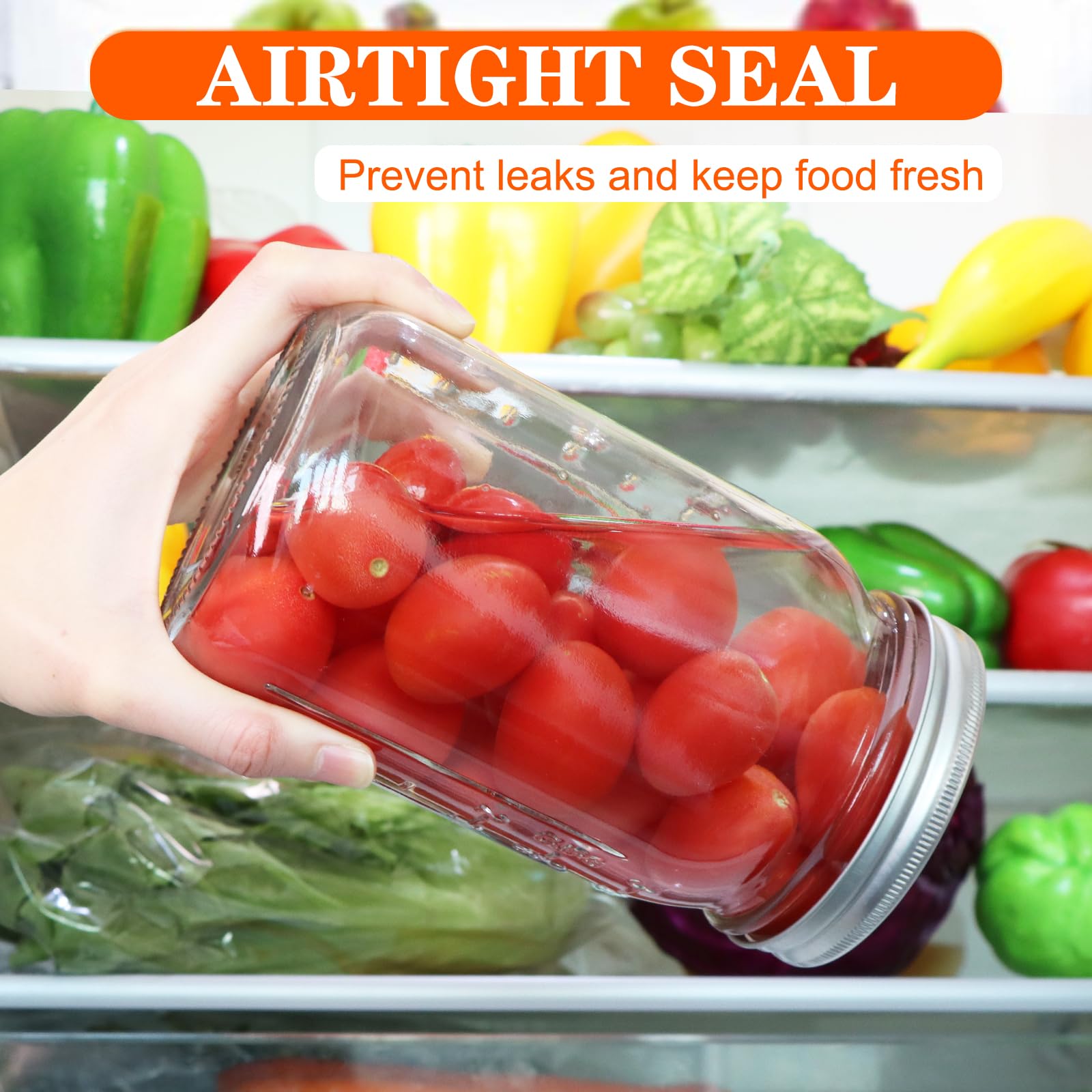 Hwashin wide-mouth design enables simple filling of fruits and herbs.