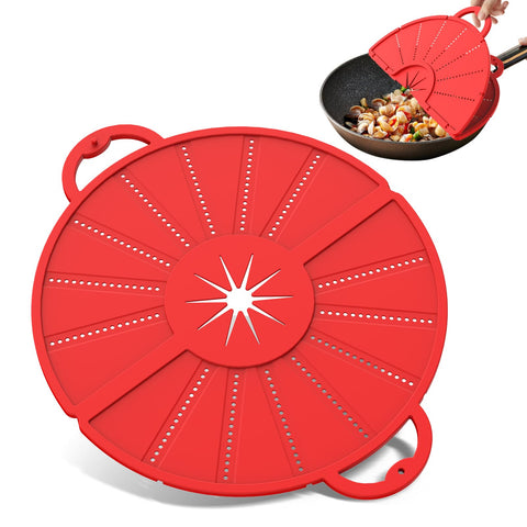 HWXQJJHONEY folding splatter guard stored flat in cabinet