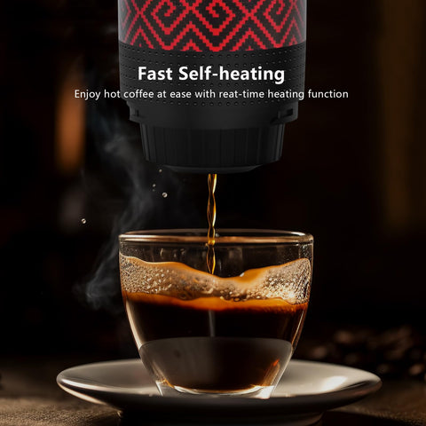 HX HECLX self-heating coffee maker heats water and brews fast.