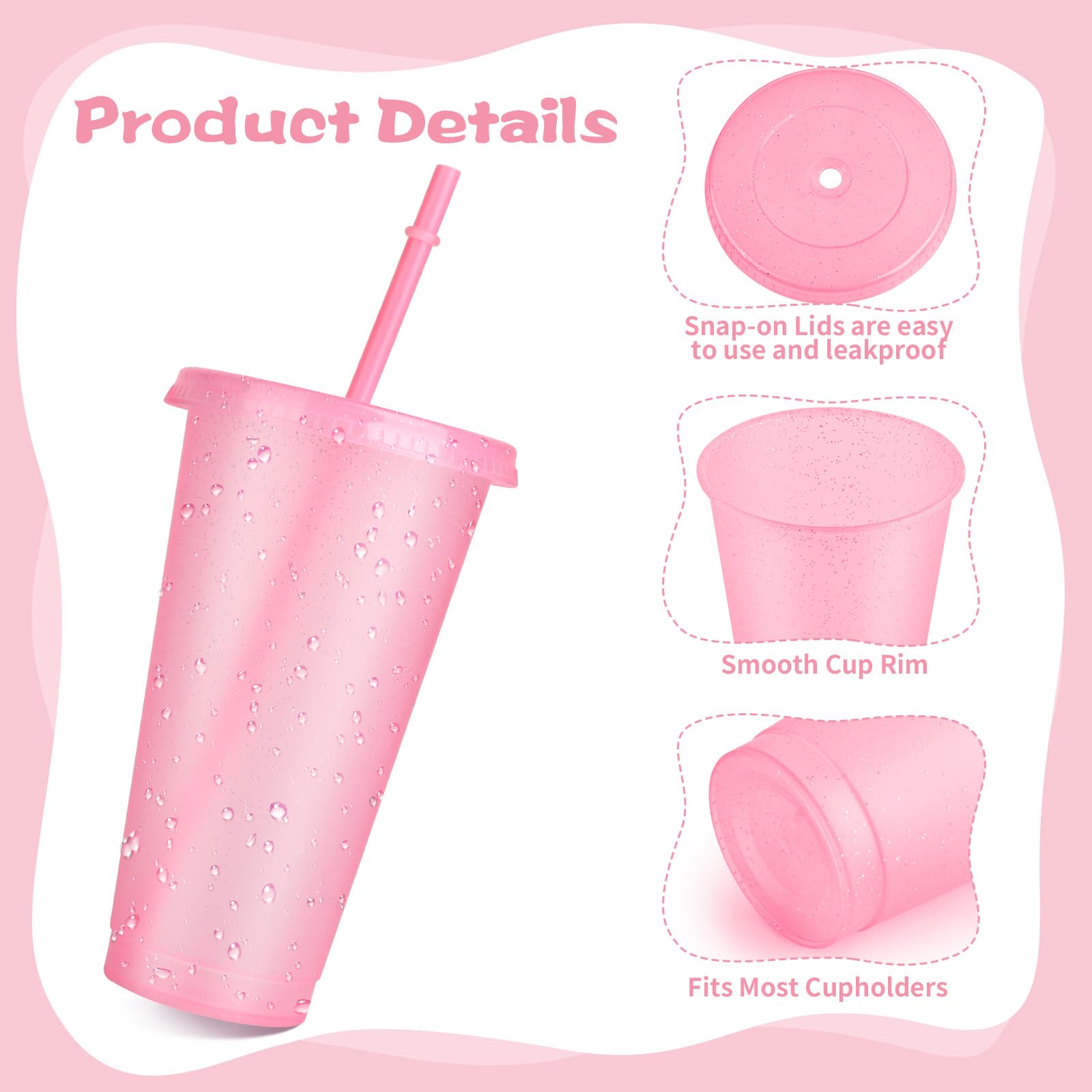 Hxezoc glitter cup at the beach, perfect party accessory and beverage holder