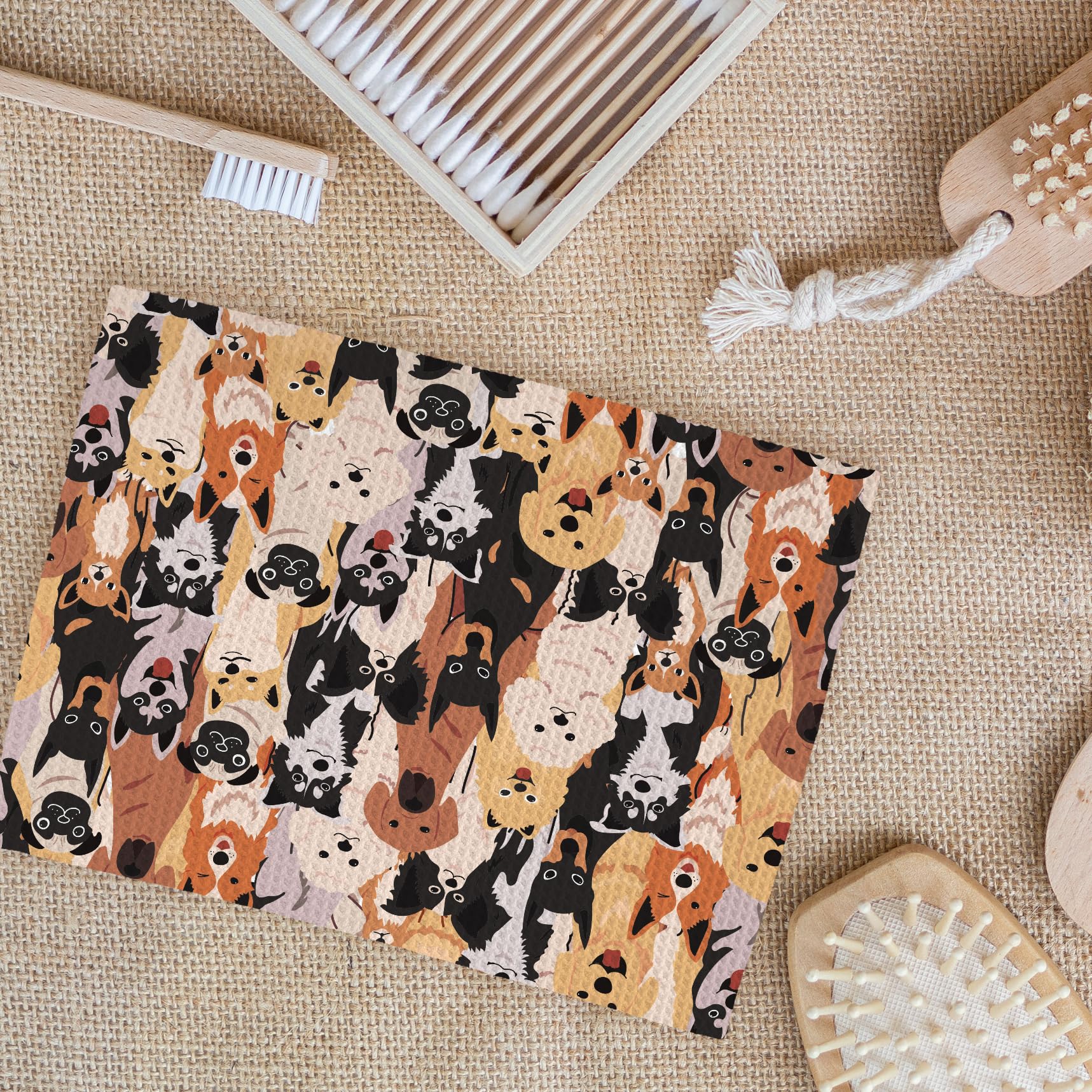 Hxlac Dog Lovers Gift Towel Display offers a thoughtful decor-ready gift.