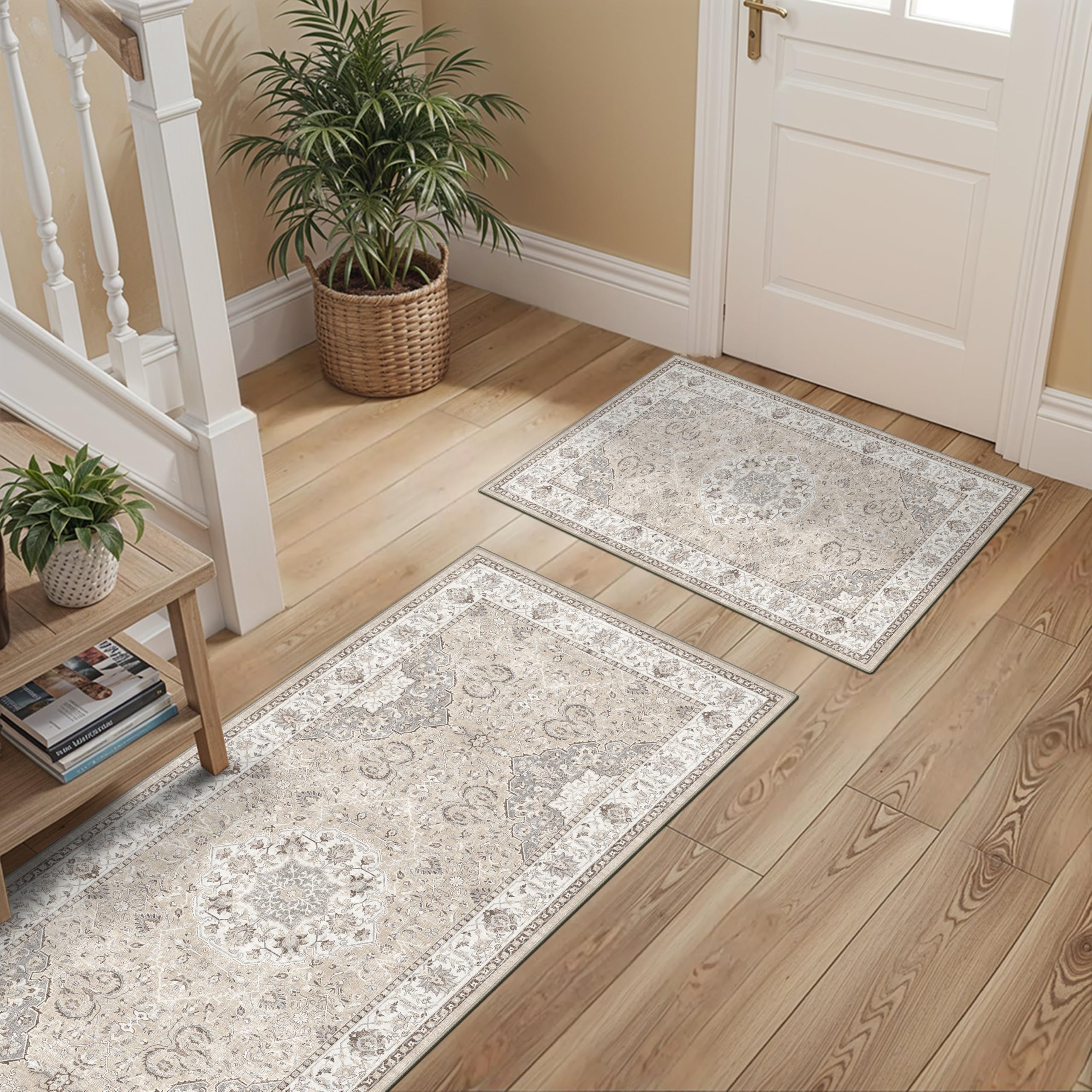 HY HAO YUN LAI machine-washable kitchen runner for quick cleaning