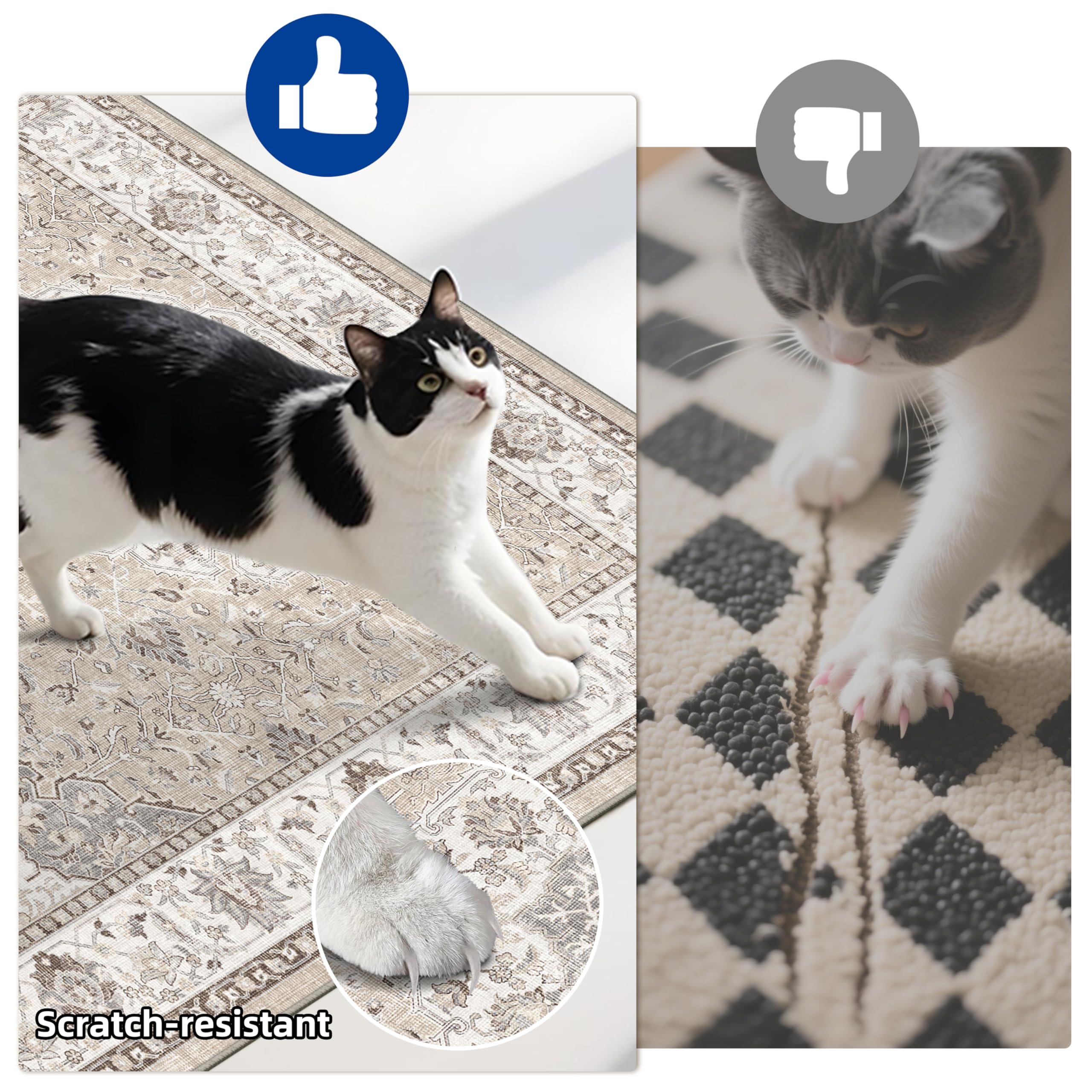 HY HAO YUN LAI lightweight kitchen mat for easy repositioning in apartments