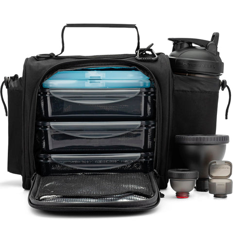 Hydra Cup insulated lunch bag with containers keeps meals organized for travel