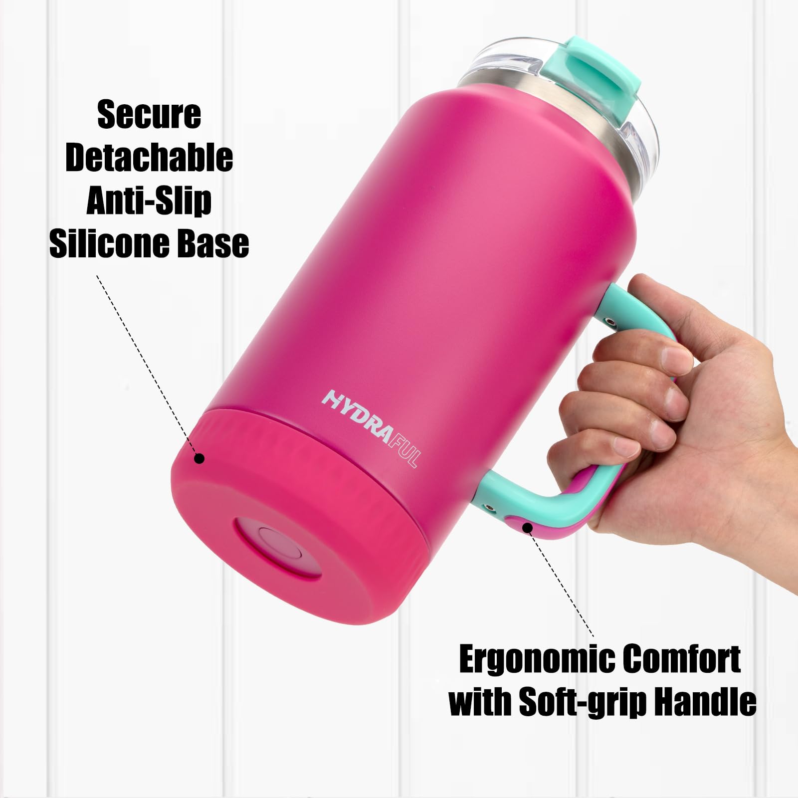 Hydraful 18-8 stainless steel construction for long-lasting durability.