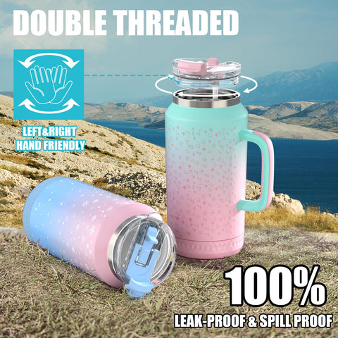 Hydraful 18/8 stainless steel construction for durable hydration gear