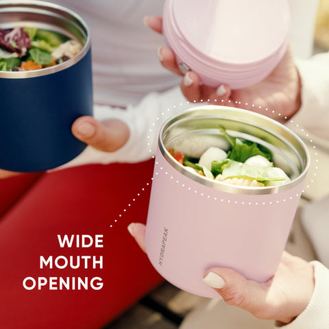 Hydrapeak 25oz food jar suited for adult lunches on the move