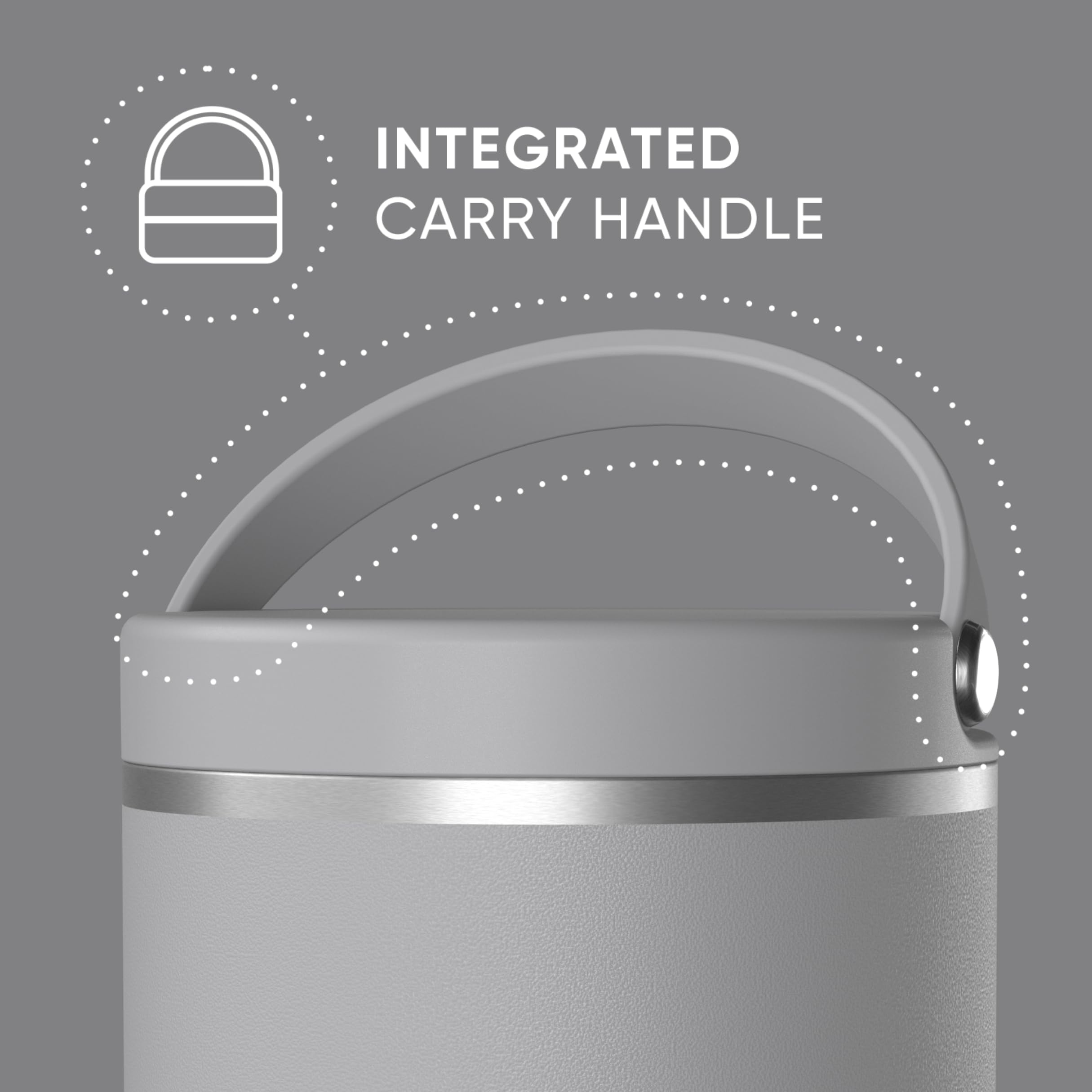 Hydrapeak 25oz food jar preserves cold meals for hours on the go