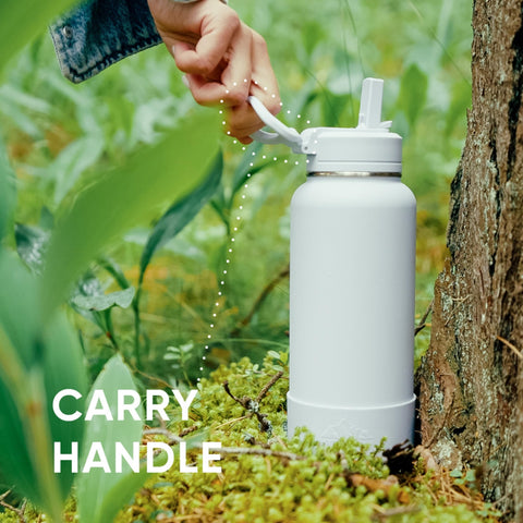 Hydrapeak 32oz bottle in a travel bag, convenient carry.