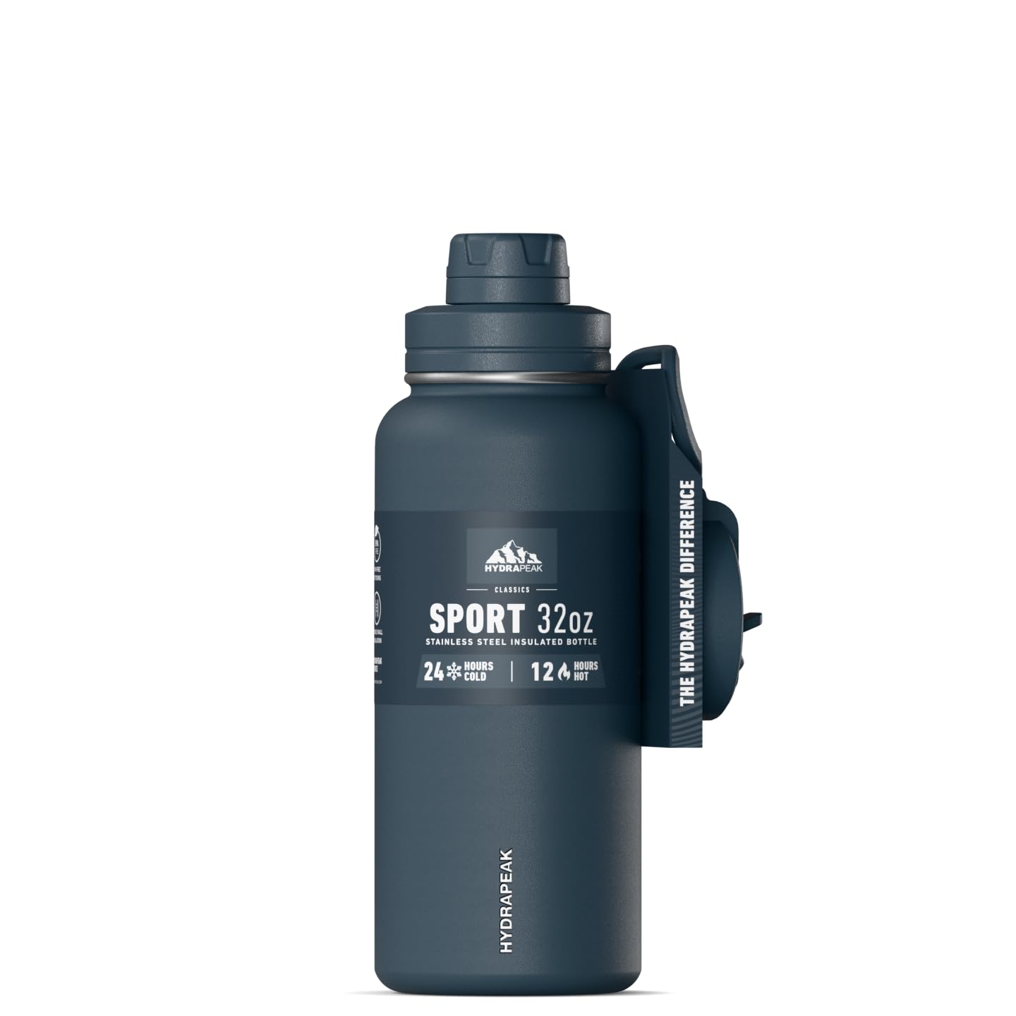 Hydrapeak 32oz insulated bottle Nightfall, keeps drinks cold up to 24 hours